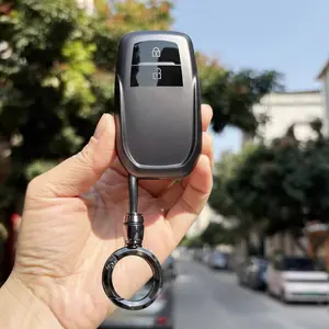 Soft TPU for Toyota Key fob Cover,case with chain,Tpu 360 Degree Protection Key Case compatible with 2021-2025 2026 Venza,RAV4 Prime,Sienna,Land Cruiser,Fortuner,Mirai,