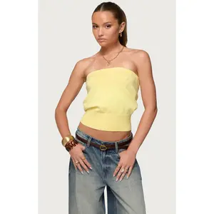 Edikted Women's Philipa Strapless Knit Top