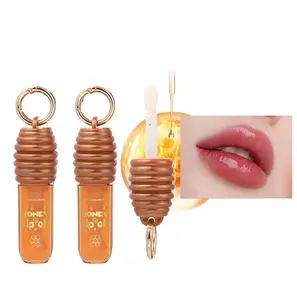 2 Packs Honey Pot Lip Oil Moisturizing Nourishing Skin Honey Lip Balm Day And Night Lip Oil 5g