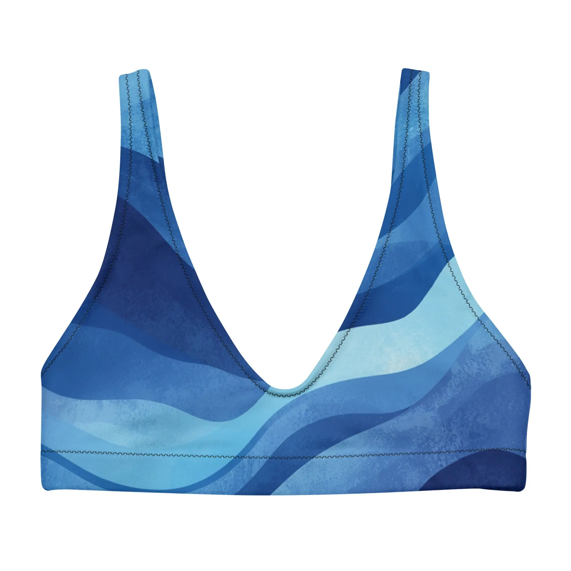 Ocean Breeze Recycled Padded Bikini Top