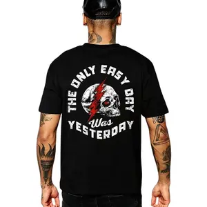 Motivational Military Style Shirt – The Only Easy Day Was Yesterday Graphic Tee, Tough Mindset Workout Gym Shirt, Men’s Streetwear, Unisex T-Shirt Sweatshirt Hoodie