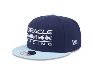 Red Bull Racing F1 New Era 9fifty 2T Color Flat Brim Hat - Navy/Light Blue