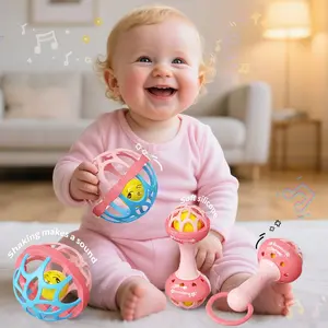 Hand Clap Ball Toy Sensory for Babies 0-3 Years, Perfect Grip Training, Soothing & Hearing Development, Ideal Halloween or Christmas Gift, 2026 Style