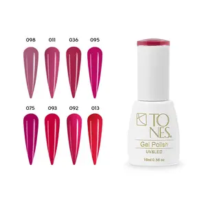 Magenta Gel Polish Kit – 8 Bold Shades (0.56 fl oz), High-Pigment, Long-Wear, Salon-Quality Set