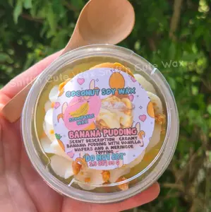 Banana Pudding Scoopable Wax Tin Banana Pudding Scoopable Wax Tin