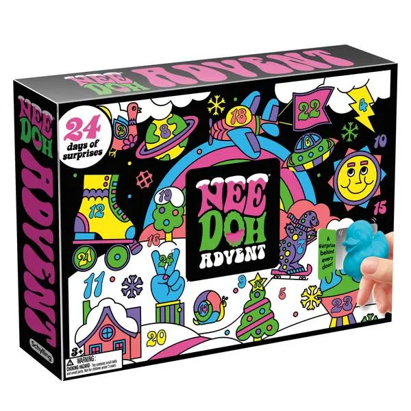 NeeDoh Holiday Advent Calendar - Collectible