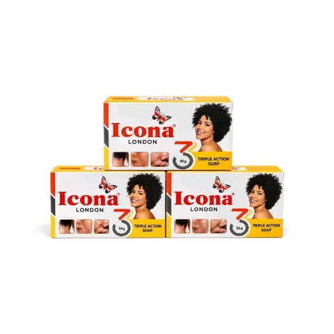 3pcs Icona soap Facial Cleansing