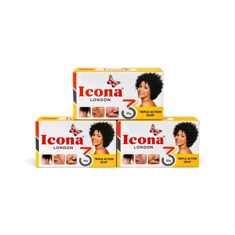3pcs Icona soap Facial Cleansing