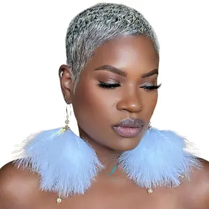 Feather Earrings, Short Tassel Earrings,White Feather Earrings, White Tassel Earrings, Statement Earrings, Dangle Earrings,