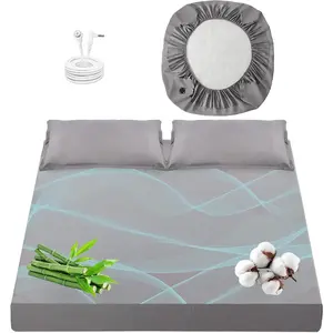 Size Grounding Sheet, Earthing Fitted Bed Sheet with 50%  Viscose, 45%  , 5%  Fiber for Deep Sleep &  , 15" Deep Pocket, 60x80 Inches