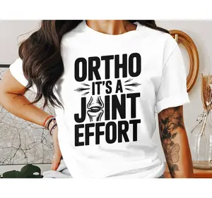 Ortho It's a Joint Effort T-Shirt, Orthopedic Themed Tee, Fun Doctor Apparel, Medical Professional Gift,