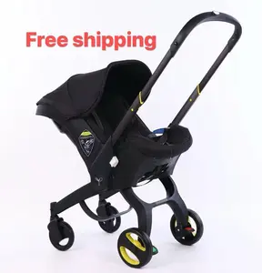 Infant Seat to Stroller in Seconds for Newborn Trolley Buggy Carriage Portable Travel System Without Latch Base and Chest Clip