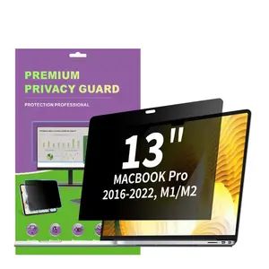 Anti-spy Screen Protector For Macbook M2 Air 13.6 A2681Matte Full Glue Anti-glare Privacy Filter Anti-peep Waterproof PET Film