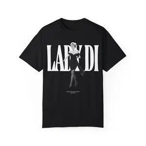 Princess Diana T-Shirt | Iconic Lady Di Revenge Dress Graphic Tee | Royal Fashion Statement Crewneck Casual Classic Cotton Menswear Tops