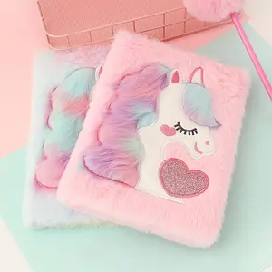Cute Unicorn Design Notebook, 1 Count A5 Size Diary Notebook without Pen, Stationery Supplies for Home School Office Dormitory