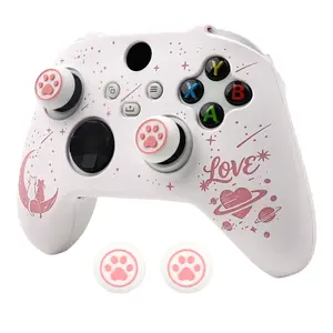 For Xbox Series X Gamepad Skin Laser Engraved Silicone Cover Perfect Fit for Xbox Series S Controller Case Joystick Accessories