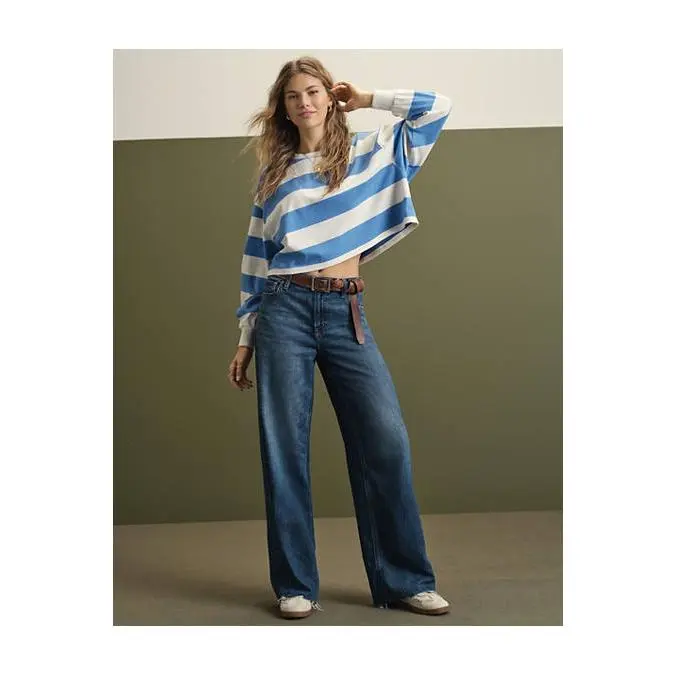 AE Super High-Waisted Baggy Wide-Leg Jean