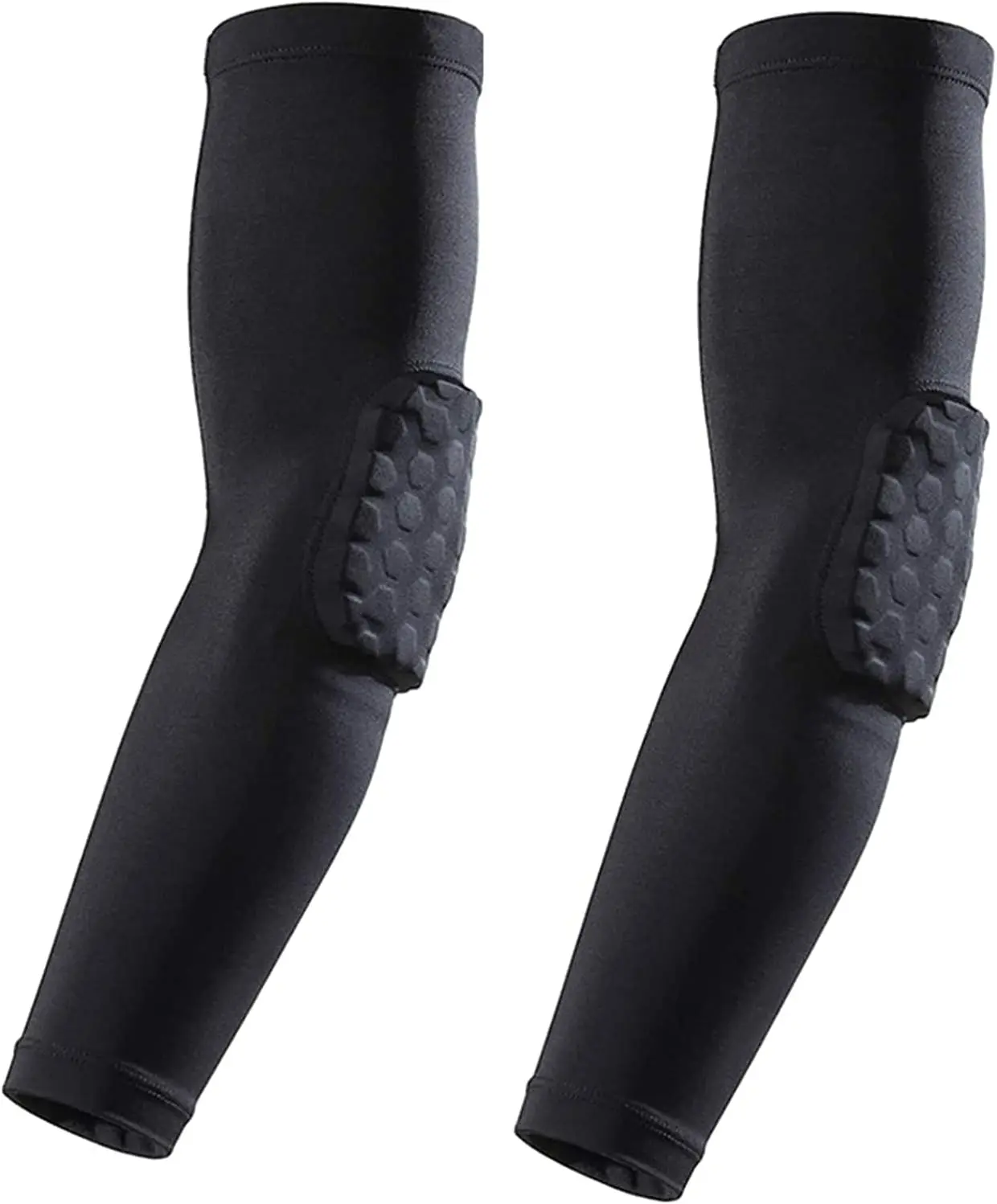 Elbow Pads, Basketball Shooter Sleeves,  Avoidance Hex Padded Elbow for Volleyball Football Baseball