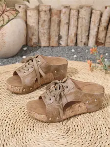 Women Sporty Sandals Thick Wedge Sole Breathable Mesh Lightweight Comfortable Summer Walking Shoes Fashion New Wedges Sandals
