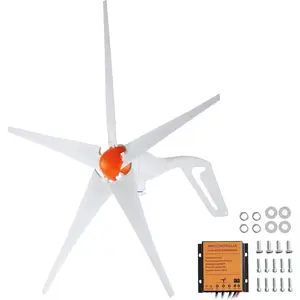 VEVOR 12V - 500W Wind Turbine Generator Kit with Anemometer, 3 - Blade Wind Power Generator, MPPT Controller Adjustable Windward Direction, Suitable for Home, RVs, Boats, FarmVEVOR Super Brand Day