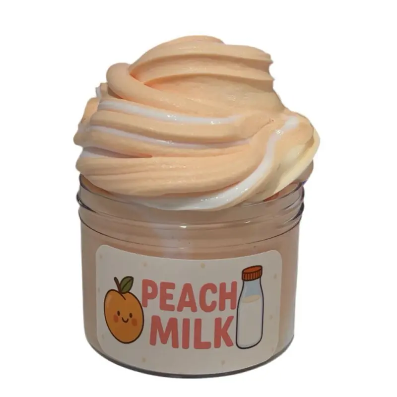 Scented Stress Relief Slime - Georgia Peach Scent, Butter-Like, Thick, Glossy Look, Ages 8+, Scented Slime