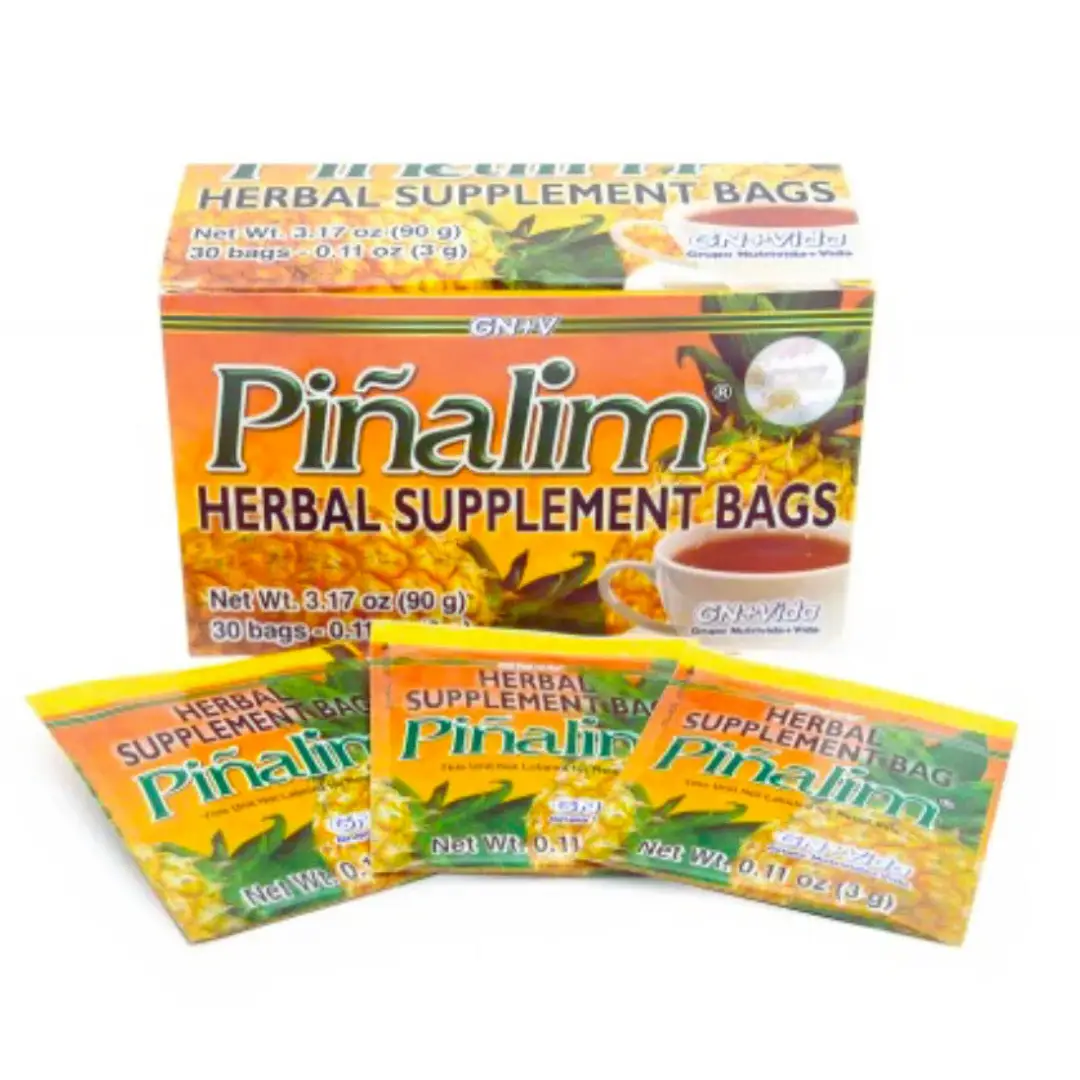 Pinalim Tea/Te de Pinalim Mexican Version- Pineapple, Flax, Green Tea, White Tea - 30 Day Supply - Viral Mexican Tea
