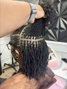 African Real Hair Products, Human Hair Braiding Tool, Afro Human Hair, Real Hair Extensions, 16 Inch African Curly Braid, Non-Sensitive Good, No Prop 65 CA, Origin China