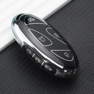 Smart Remote Key S Fob TPU Car Key Case for Hyundai 5/7 Buttons Grandeur GN7 KONA Ev 2023 lonic 6 Auto Cover Accessories
