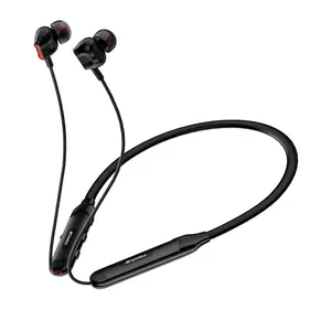 Neckband Bluetooth Earbuds, Bluetooth 5.3 Wireless In-Ear Headphones with Microphone, 7H Playtime, Deep Bass, Lightweight Comfort Fit, Magnetic Earphones, Type-C Fast Charging (Black) tiktokshopspringglowup