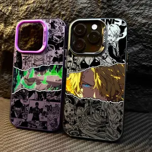 Anime Silicon TPU Cellphone Cover - Shockproof, Customized Protection Accessory for iPhone 11,12,13,14,15,16,17 Pro/Pro Max/Plus Devices