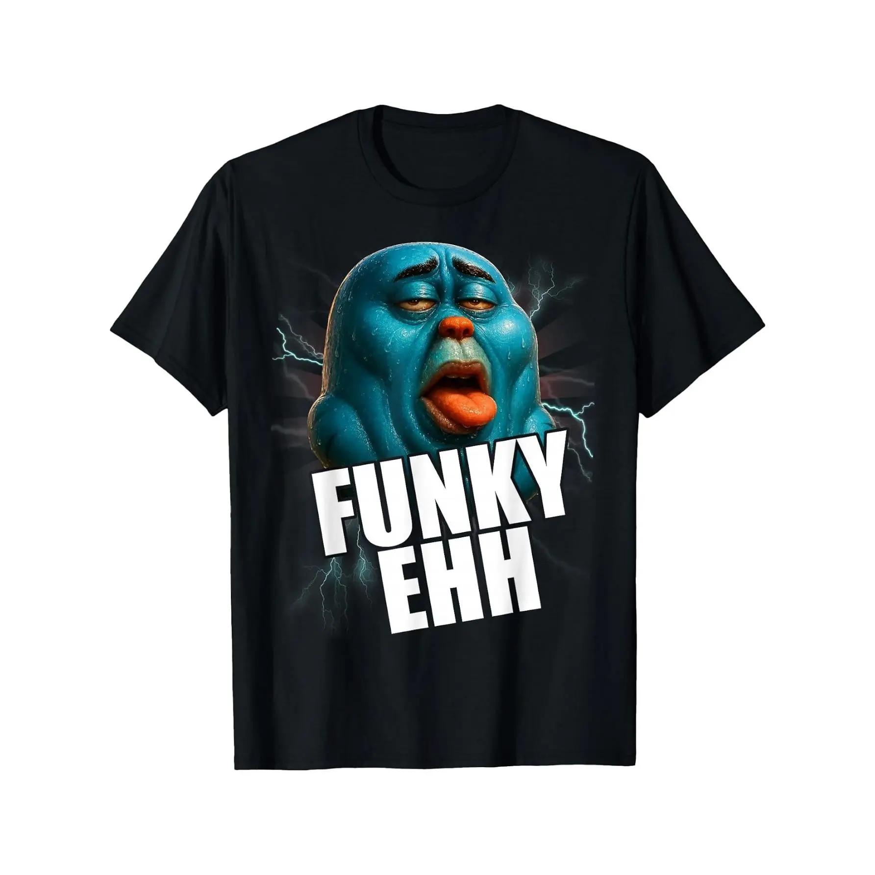 Funky Ehh Funny Brainrot Meme Teens T-Shirt Cotton Clothing