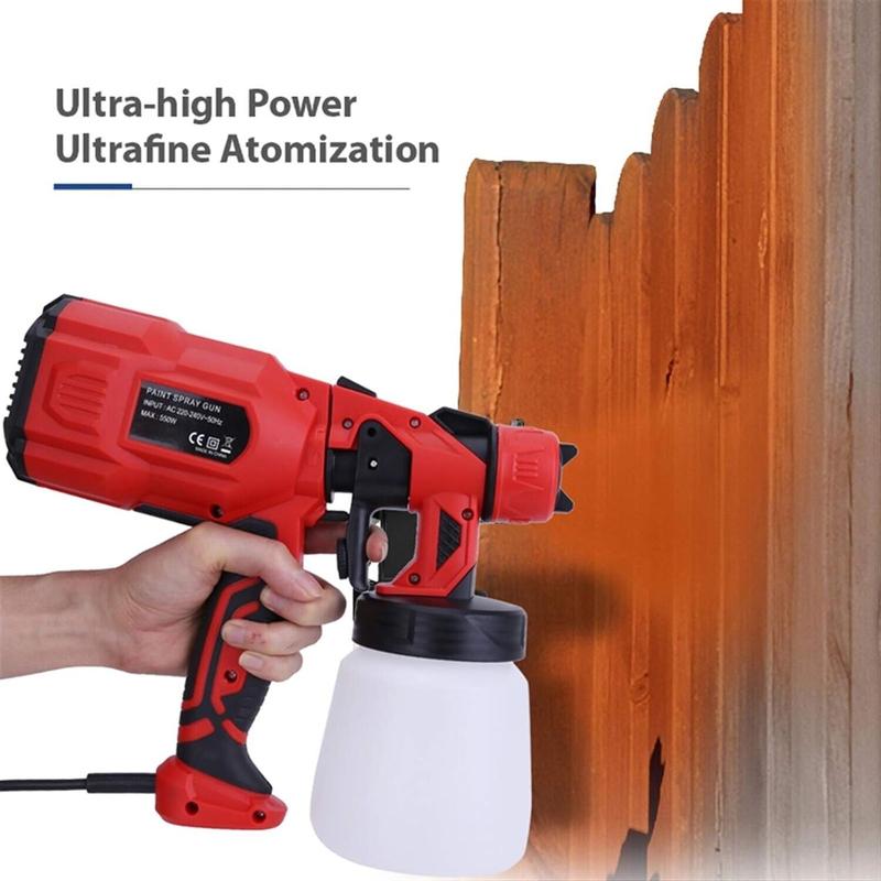 Spray Gun,  Paint Sprayer for Walls, Furniture, Cars, 550W