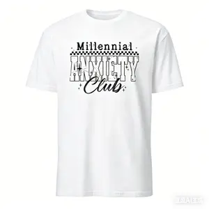 Millenial Anxiety Club ~ Unisex Short Sleeve T-Shirt  Softstyle Printed in the USA