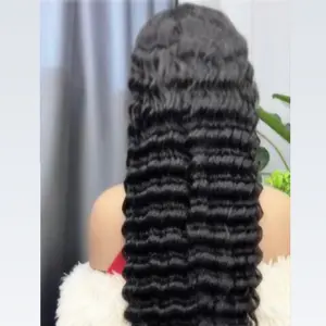 pineapple wave, Full Frontal Human Hair Wig 13x4 Lace Frontal