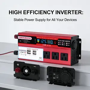 Ultra-Safe Car Power Inverter | Fast Charging for Camping, Road Trips & Emergencies cars accessories car essentials