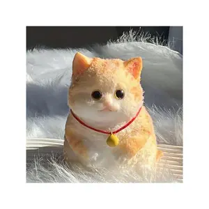1Pcs-Big Taba Squishy Cat, Handmade Squishy Cat For Adult/Kids, Stress Relief,Cute & Soft Cat Design, Perfect Squeeze Toys Gift For Relaxation And Fun
