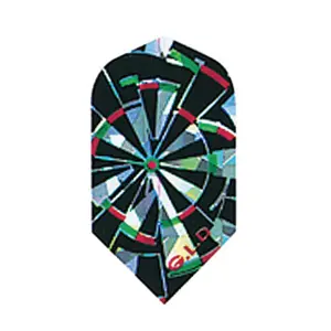 V-Lux Glitter Flights Slim Exploding Dartboard