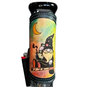 “RipGrip” The leather, laser engraved Koozie for those smoking glass water pipes! #420 accessories Leather