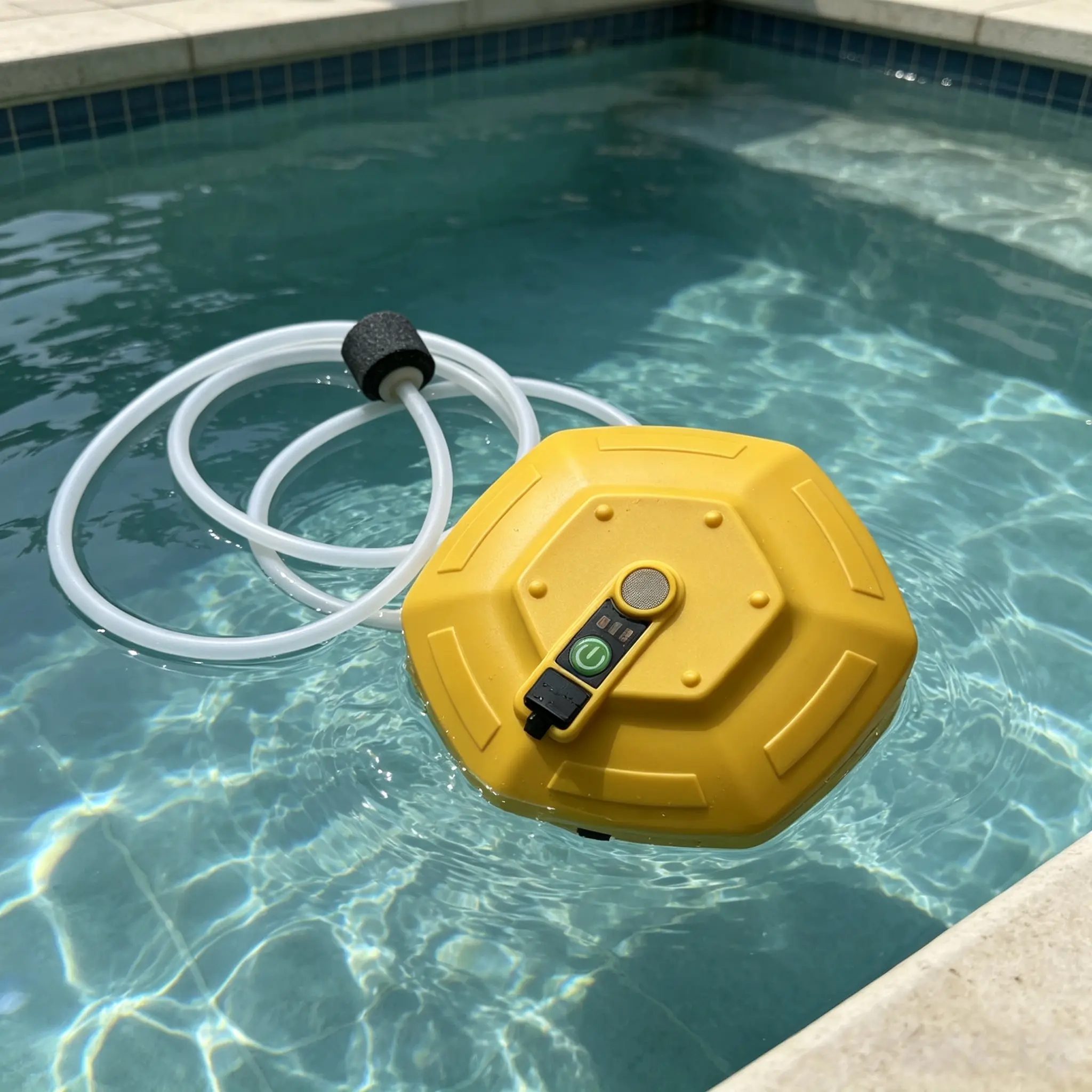 Floating UFO Live Bait Aerator - Magnetic Charging, IPX7 Sealed, Unsinkable Air Pump for Pond Aeration, Fishing Bait Transport
