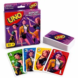 K Pop Demon Hunter UNO Playing Cards - Fun Card Game for Anime Fans, Casual Gatherings