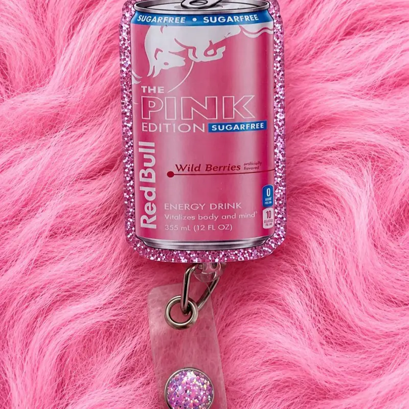 Energy Drink Badge Reel