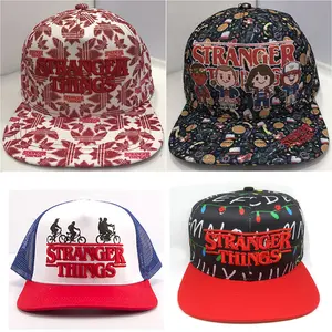 Stranger Things Duckbill Cap for Teenagers, Men and Women, Exquisite Embroidery Hip-Hop Baseball Cap, Sunshade Hat