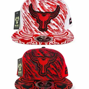 SnapBack bulls designer hat
