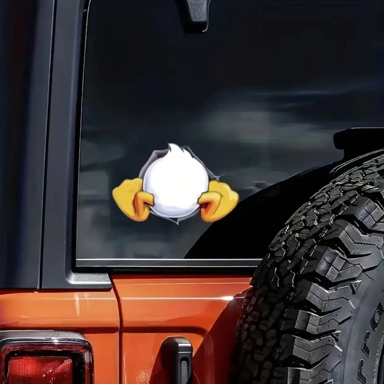 Duck Stickers for Cars, Motorcycles, Laptops, and Glass, Universal Car Sticker, Car Decorative Sticker, Car Decals, Cute Decoration for All Surfaces, Waterproof and Durable Design, Bumper Sticker