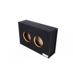 6.5 in Dual Shallow Hyper Vented Enclosure Subwoofer Enclosure Precision CNC-Cut, Premium MDF Construction. Proudly USA Made.