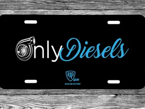 Only Diesel's License Plate - Perfect Addition to Any Automotive Collection