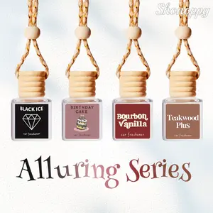 4Counts Scented Car Air Freshener - Long Lasting Hanging Scent Perfume Essential Oil, Home Fargrance,Car Accessories,Cute Pendant Gift