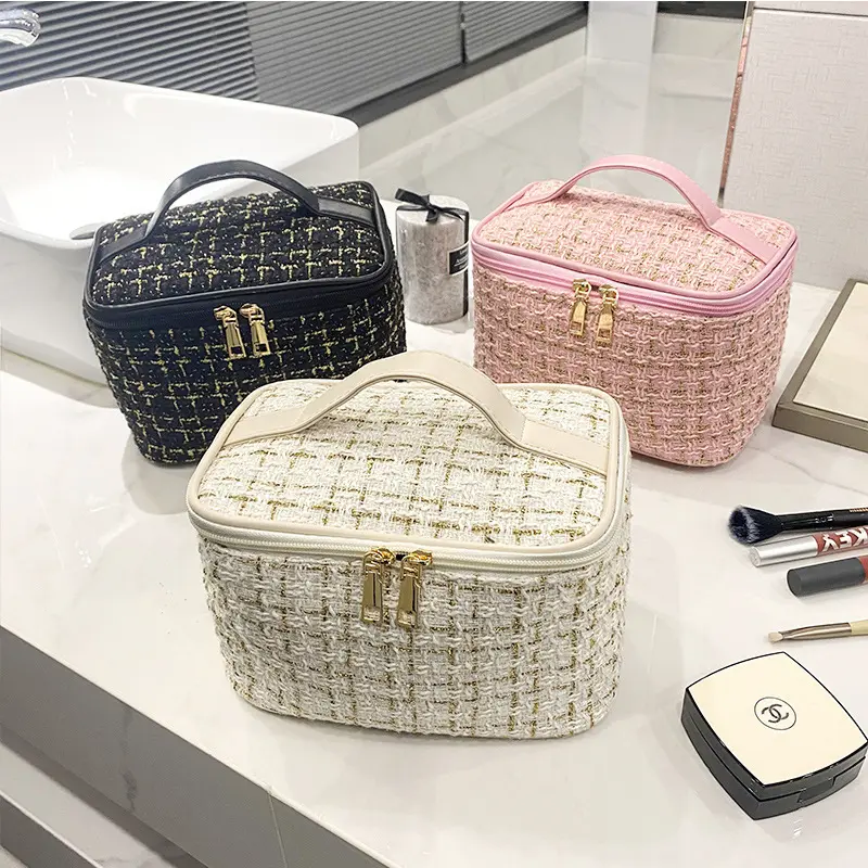 New Trendy Makeup Bag Large Capacity Travel Portable Storage Bag High Appearance Waterproof Toiletry Bag