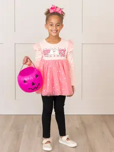 Blush Spooky Ghosts Tulle Outfit