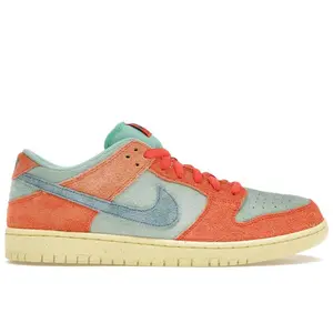 Nike Men's SB Dunk Low Orange Emerald Rise Skateboarding Shoes, from StockX